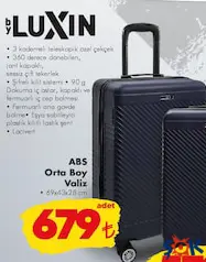 LUXİN ABS ORTA BOY VALİZ